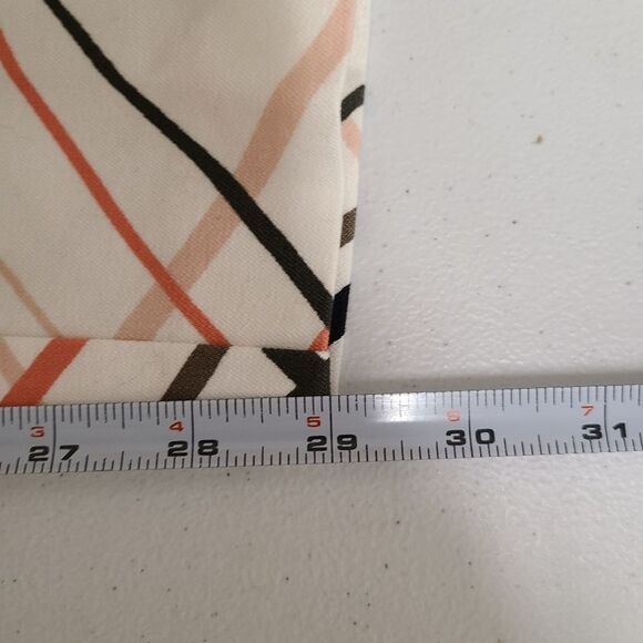 New York & Co White Printed Dress Pants size 12T - Picture 6 of 7